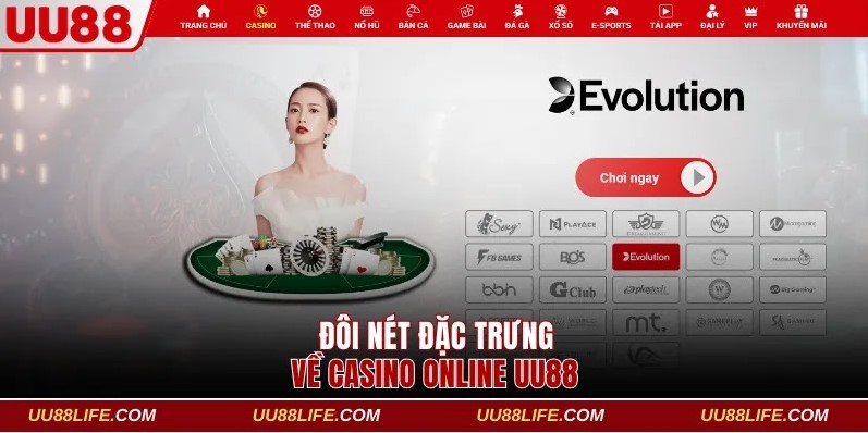 Đôi nét về chuyên mục casino online UU88 hấp dẫn