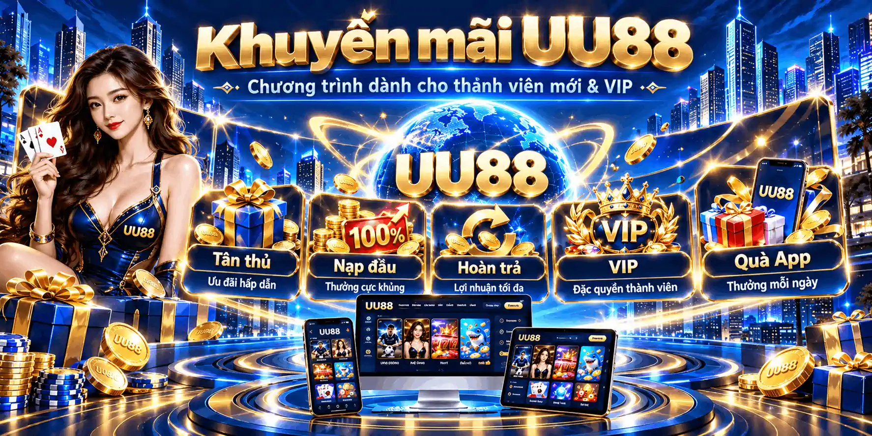 Khuyến mãi UU88 và các chương trình dành cho thành viên mới thành viên VIP